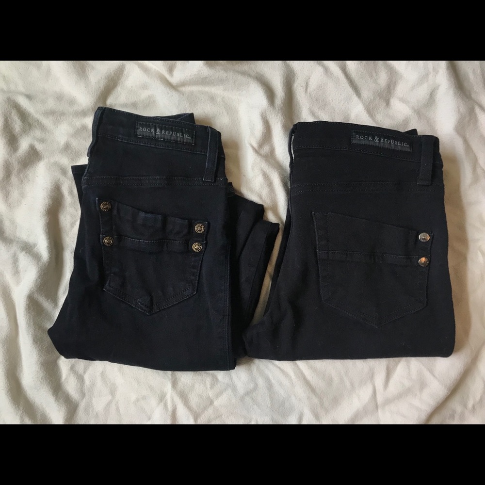 Rock & Republic Kashmiere Jeans Black Skinny